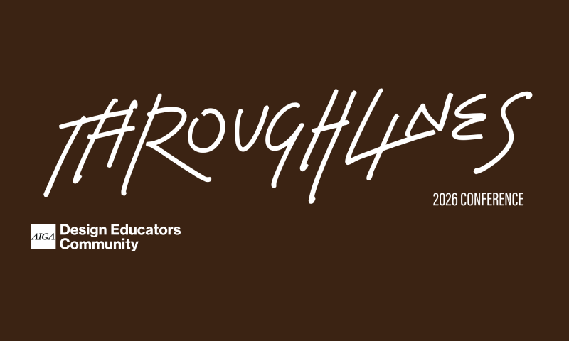 2026 AIGA Design Educators Conference – Call for Proposals | AIGA ...